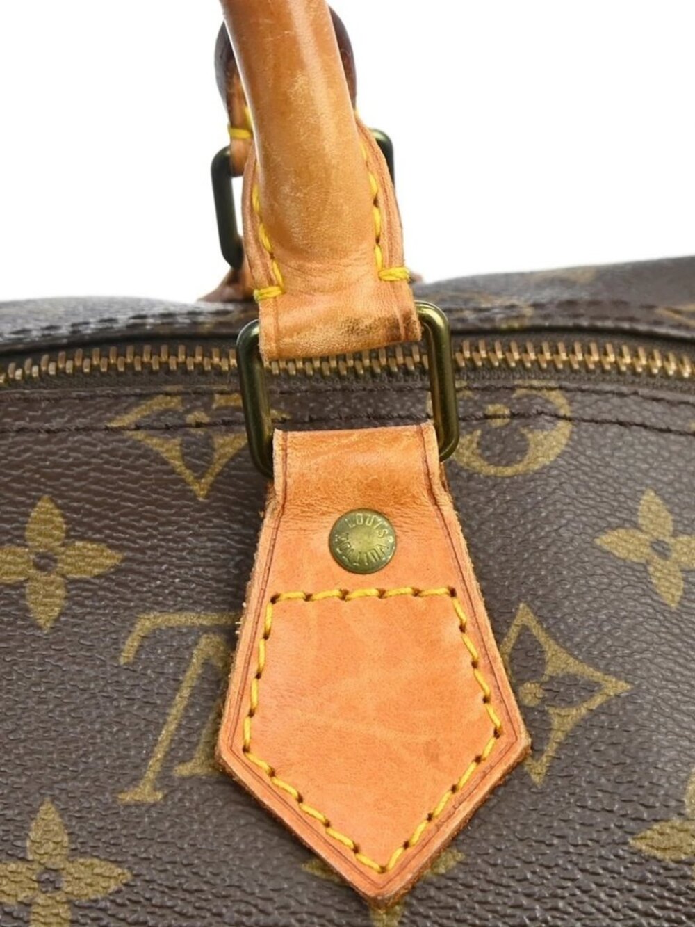 BUYIT03 LOUIS VUITTON SPEEDY 35 HANDBAG MONOGRAM CANVAS M41524 MB8910 BQ00225 - Picture 16 of 16
